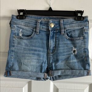 Women's Blue Denim Shorts